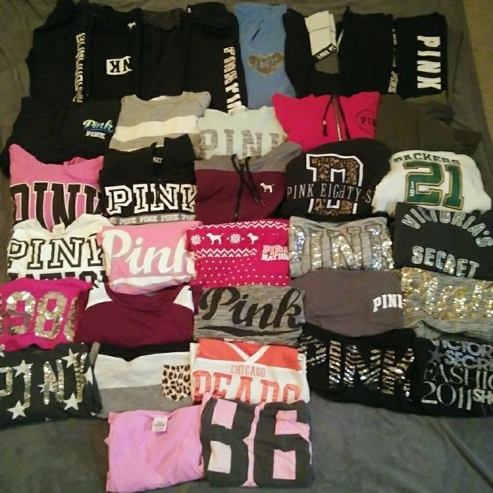 ❤My VS PINK Collection so far!!!❤